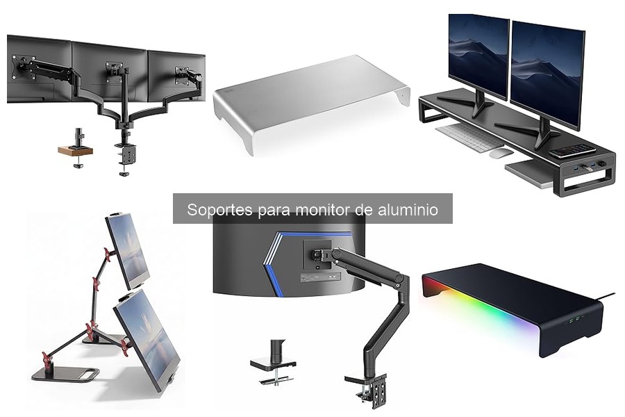 Mejores soportes de monitor de aluminio con ajuste de altura