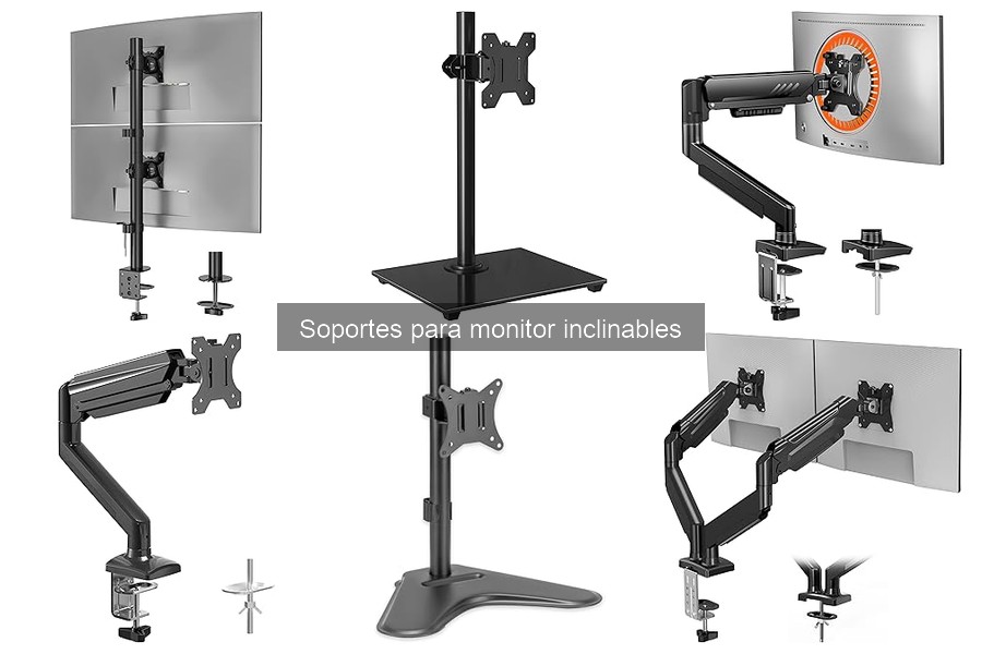 Mejores soportes inclinables para monitor en oficina en casa