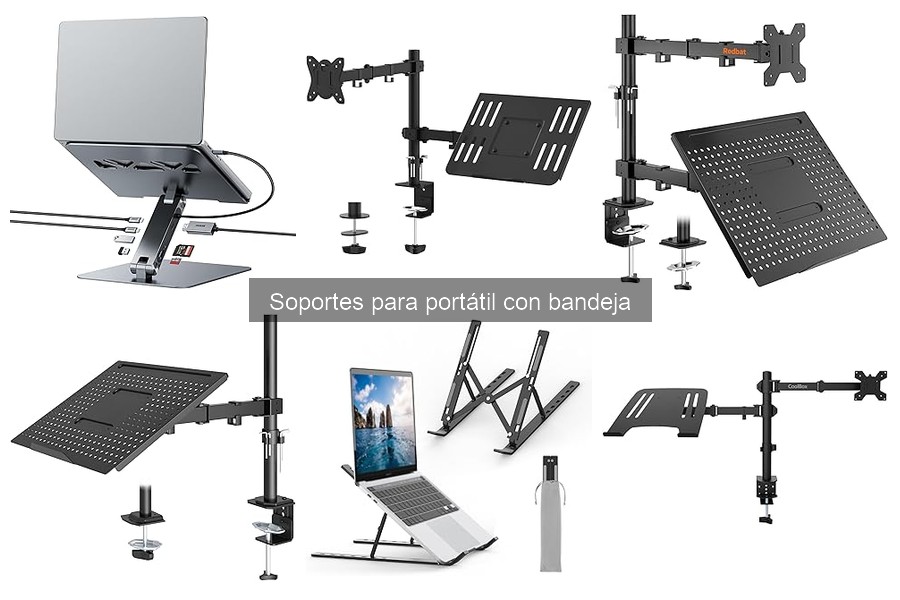 Mejores soportes para portátil con bandeja para trabajar en casa