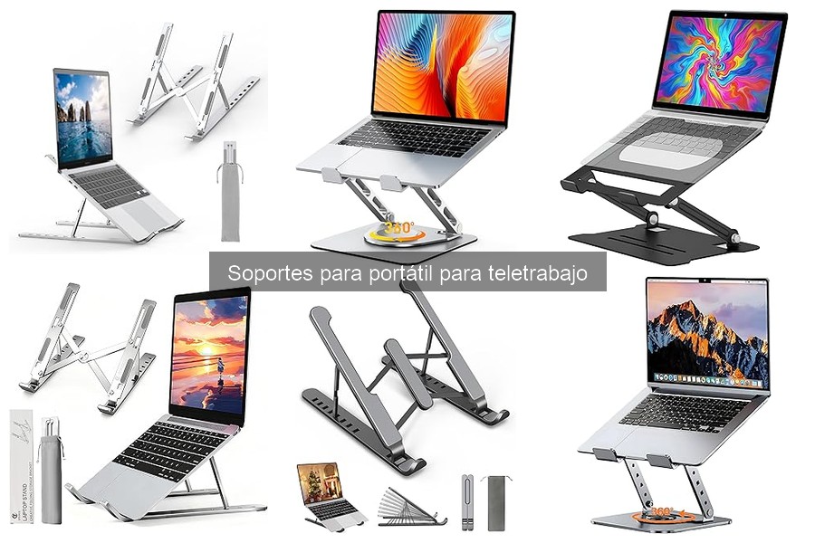 Mejores soportes para portátil en 2023 para teletrabajo