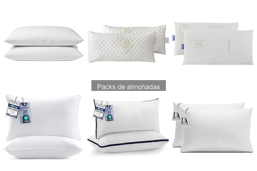 Mejores tiendas para comprar packs de almohadas a buen precio