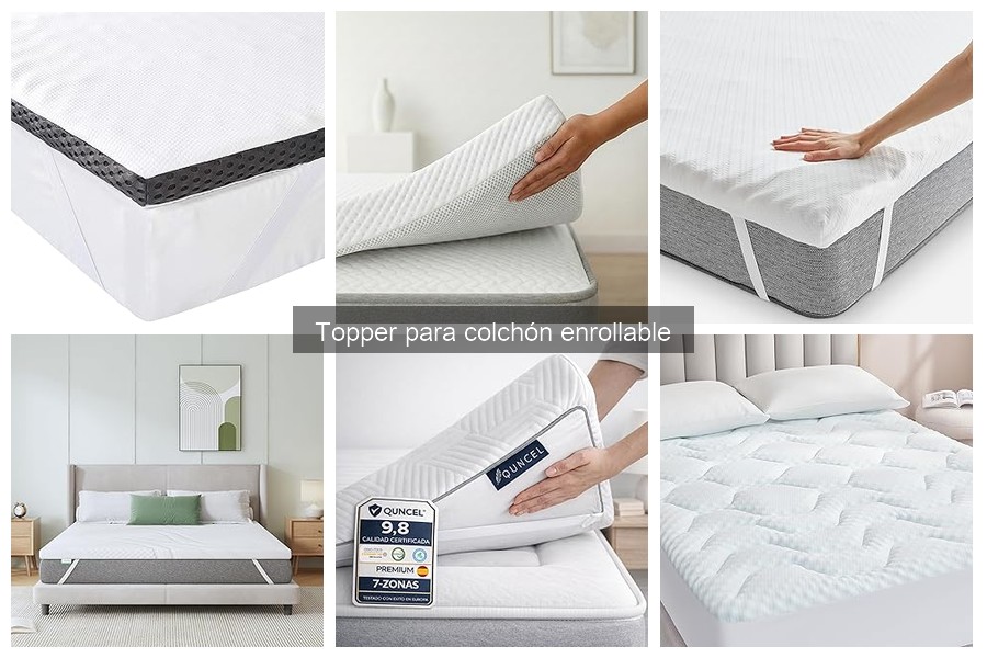 Mejores tiendas para comprar toppers para colchones enrollables en oferta