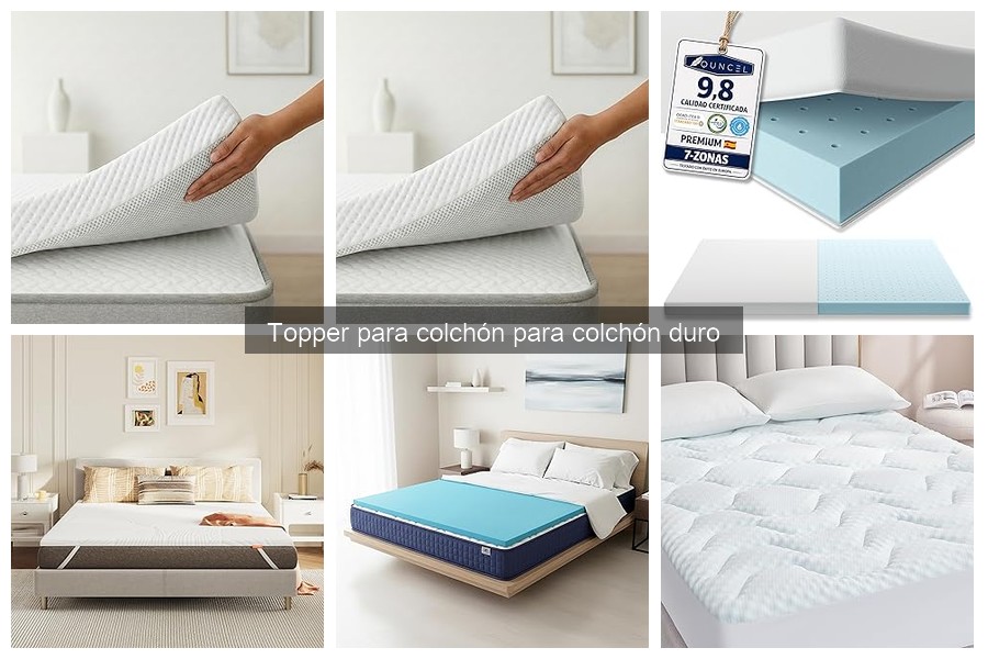 Mejores toppers para colchones duros según opiniones