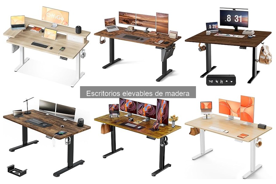 ¿Necesitas un escritorio elevable de madera para trabajar desde casa?