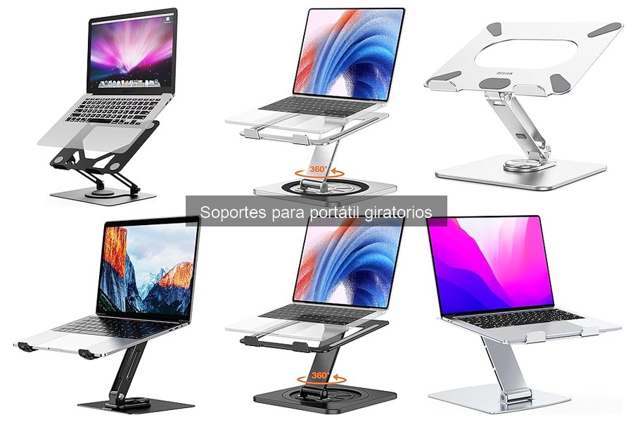 Ofertas y precios de soportes para portátil giratorios