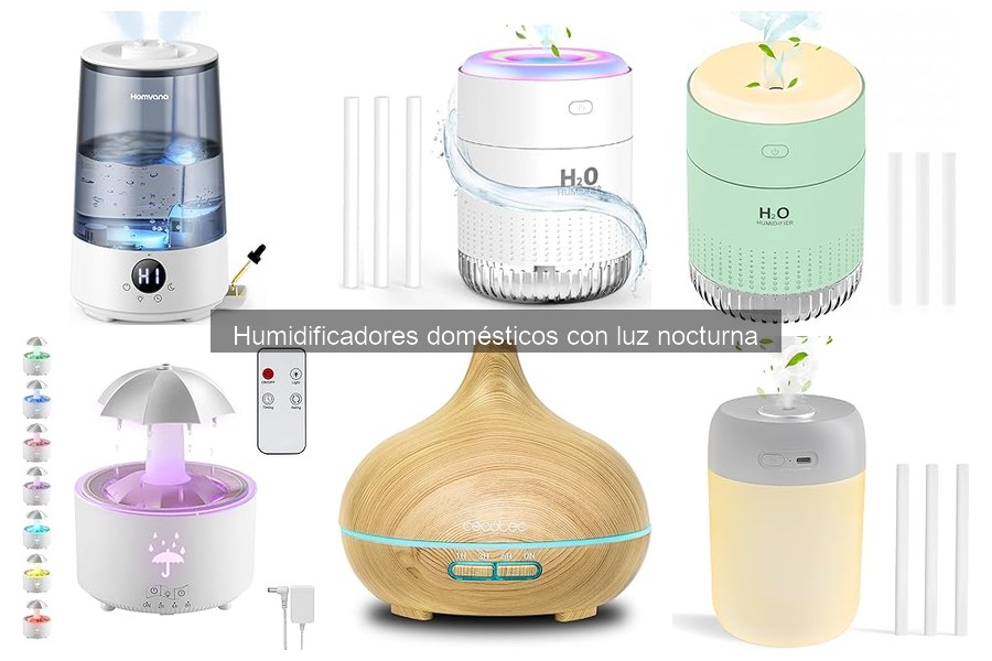 Opiniones de usuarios sobre humidificadores con luz nocturna