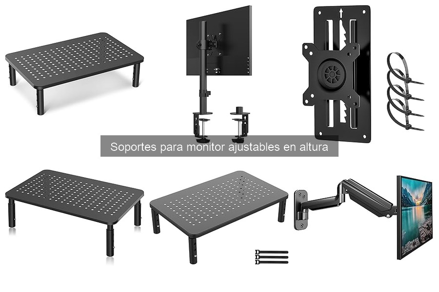 Opiniones de usuarios sobre soportes para monitor ajustables