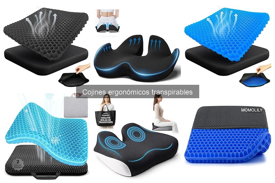 Opiniones sobre cojines ergonómicos transpirables: ¿valen la pena?