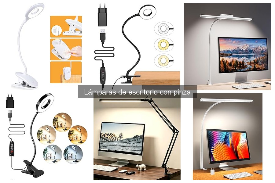 Opiniones sobre lámparas de escritorio con pinza