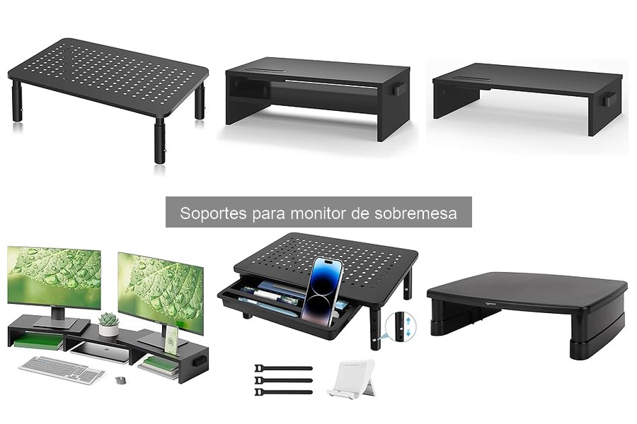 Opiniones sobre los mejores soportes para monitor de sobremesa