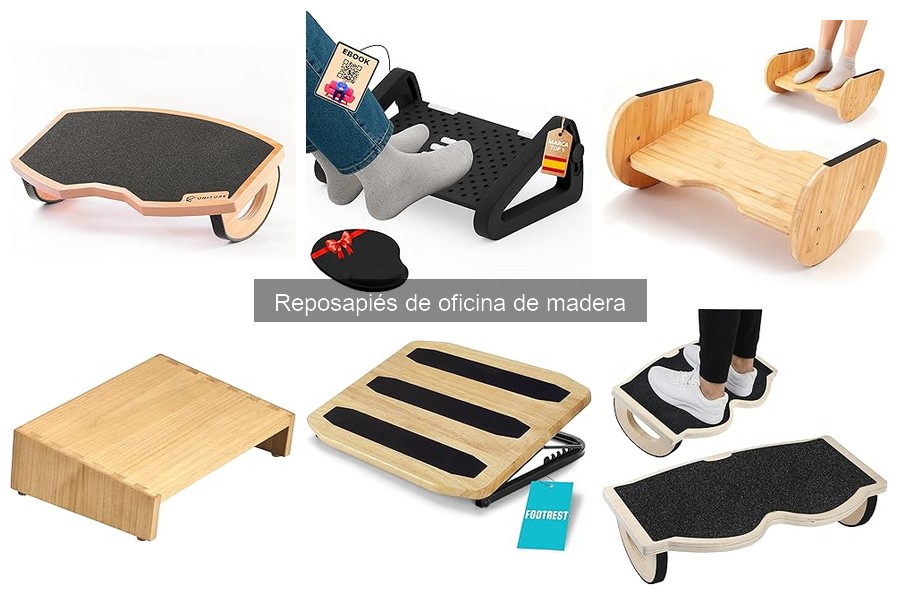Opiniones sobre reposapiés de madera para oficina
