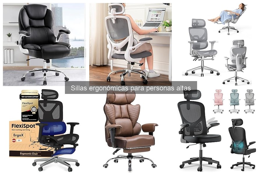 Opiniones sobre sillas ergonómicas para personas altas