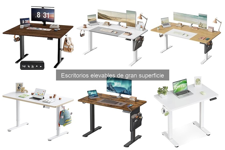 Precio promedio escritorios elevables de gran superficie