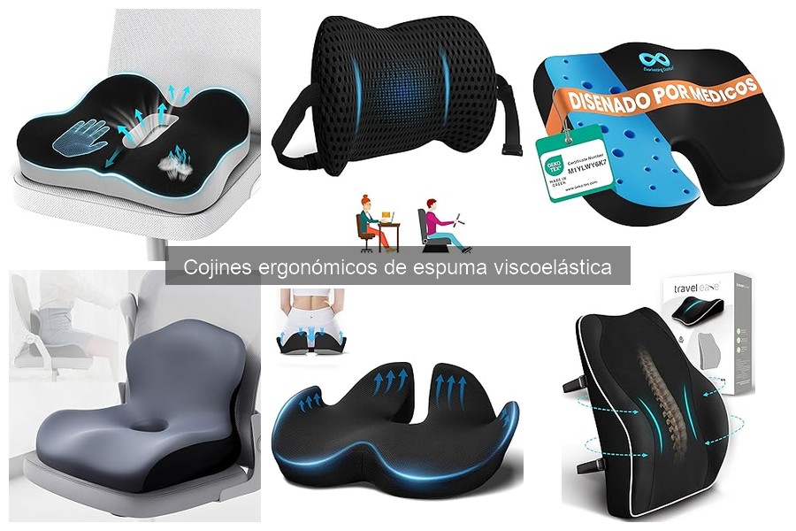 Precios de cojines ergonómicos de espuma viscoelástica