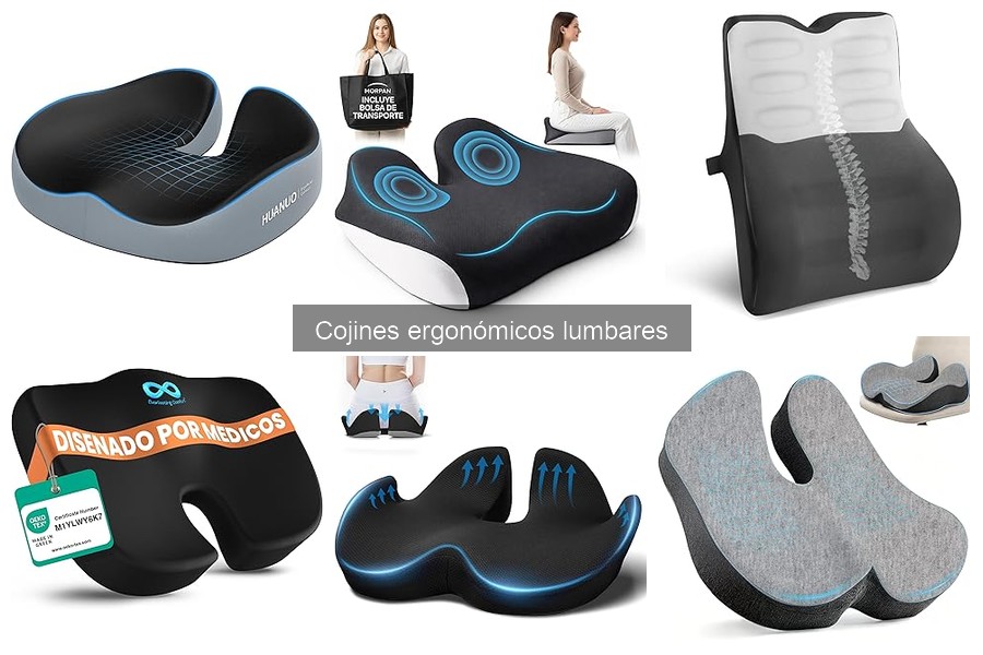 Precios de cojines ergonómicos lumbares y dónde comprarlos