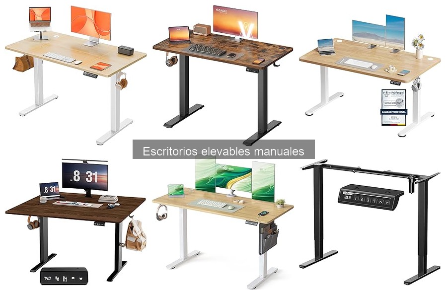 Precios de escritorios elevables manuales: guía de opciones