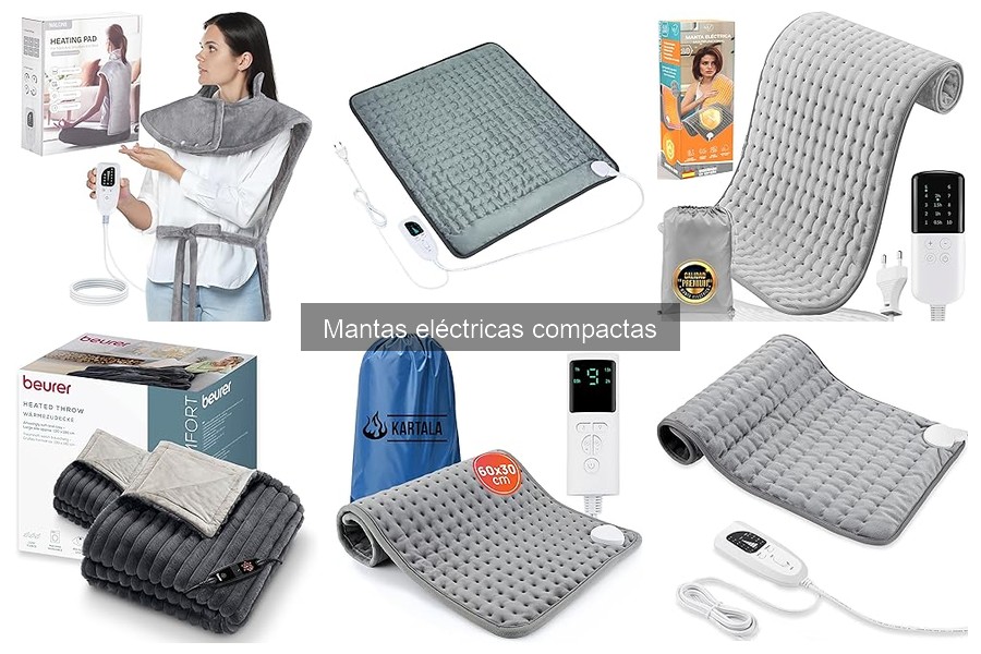 Precios de mantas eléctricas compactas en Amazon