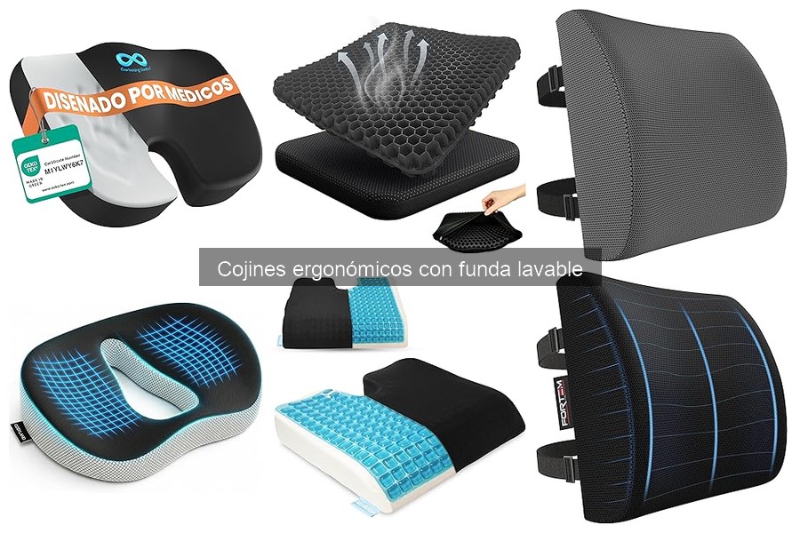 Precios y Dónde Comprar Cojines Ergonómicos con Funda Lavable