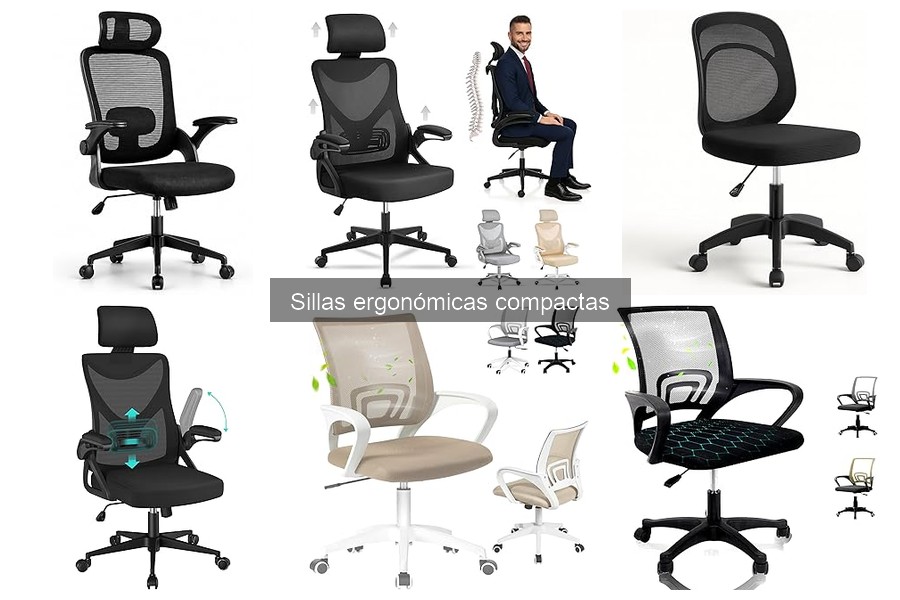 Problemas comunes al usar sillas ergonómicas compactas