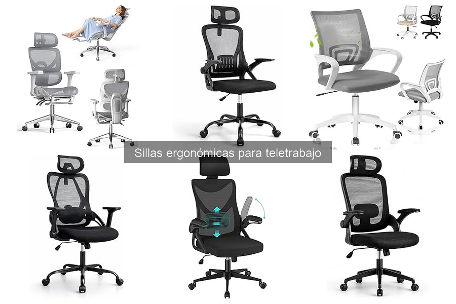 Problemas comunes al usar sillas ergonómicas en teletrabajo