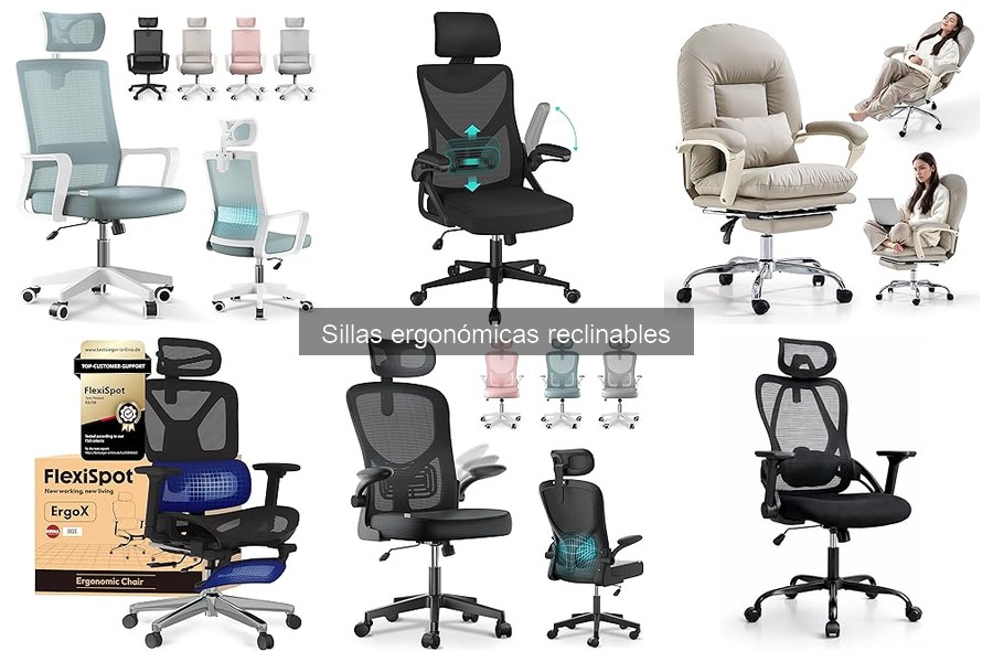 Problemas comunes al usar sillas ergonómicas reclinables