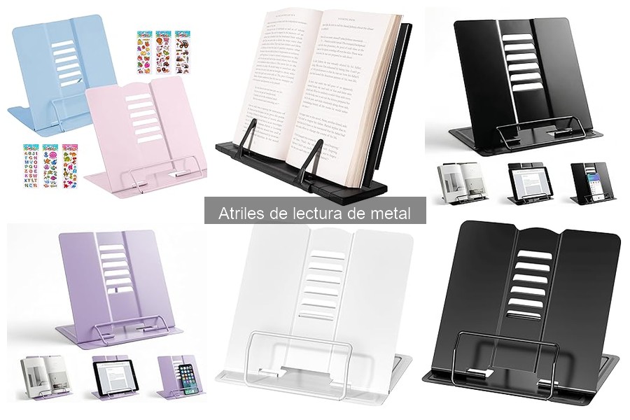 Problemas comunes al usar un atril de lectura de metal