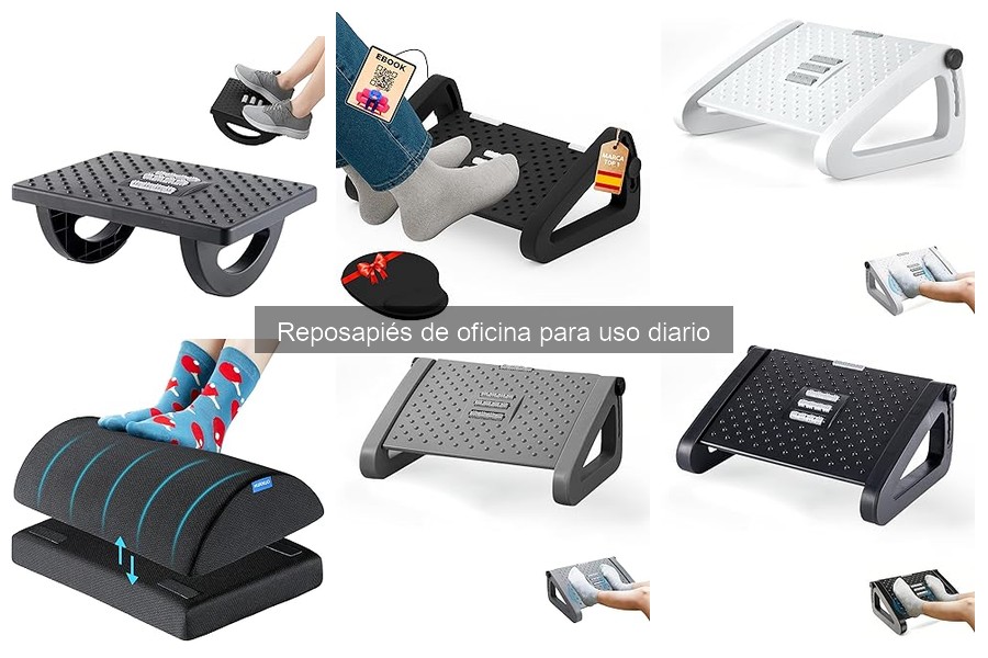 Problemas comunes al usar un reposapiés en la oficina