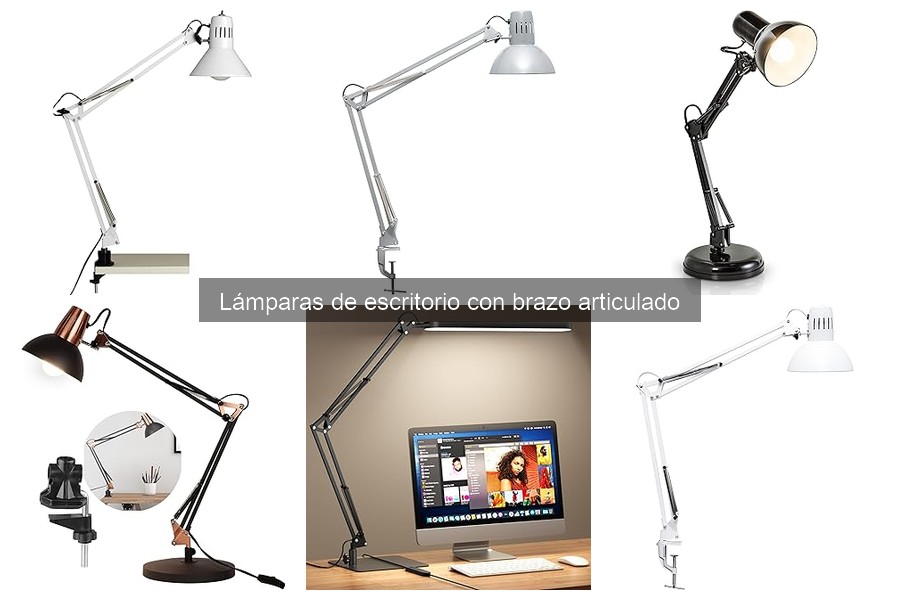 ** Problemas comunes con lámparas de escritorio articuladas
