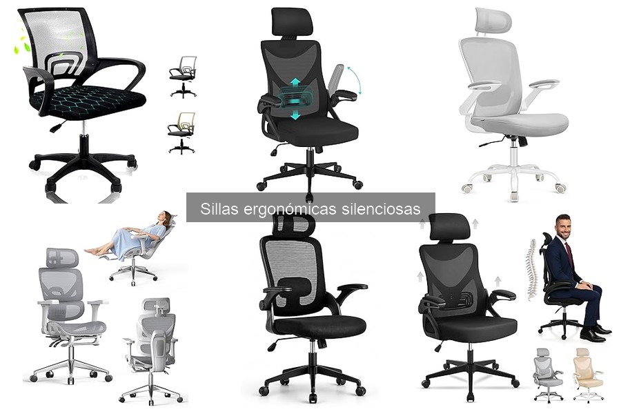 Problemas comunes con sillas ergonómicas silenciosas y soluciones