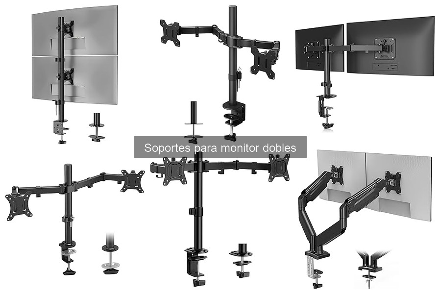 Problemas comunes y soluciones de soportes para monitor doble