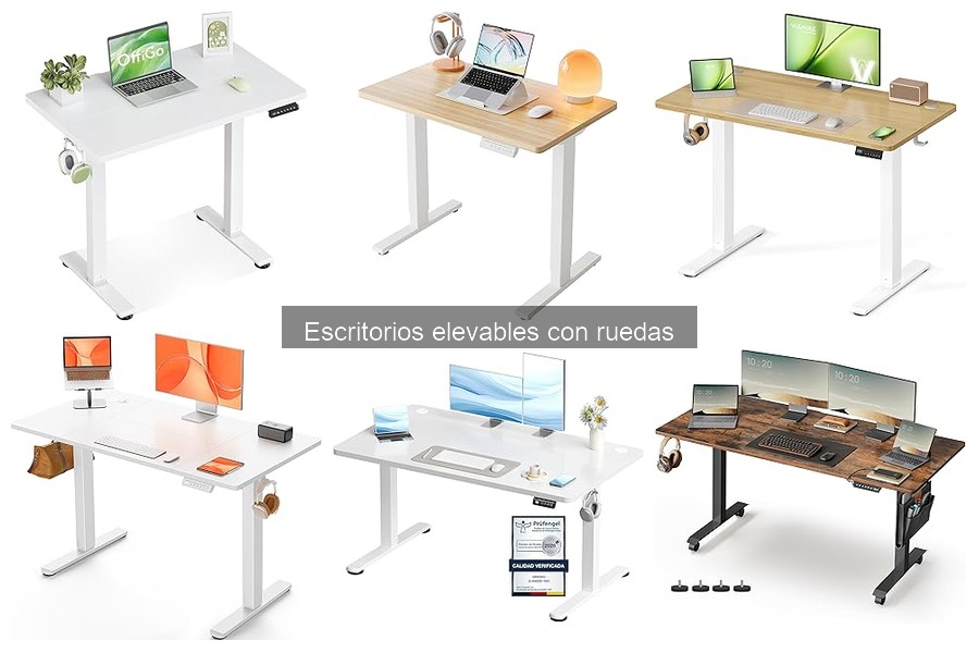 ¿Qué es un escritorio elevable con ruedas? Definición y características