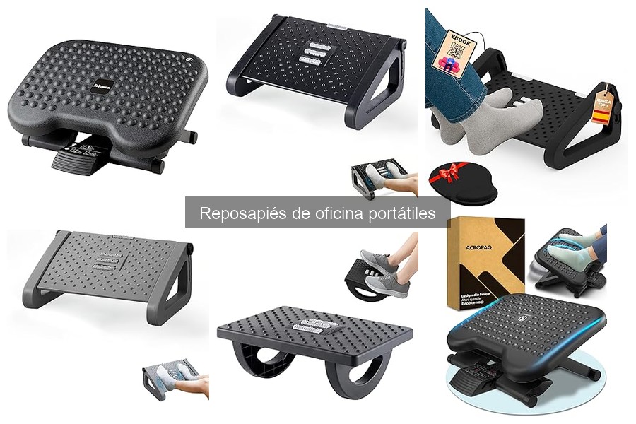 ¿Qué es un reposapiés portátil y cómo mejora la ergonomía?