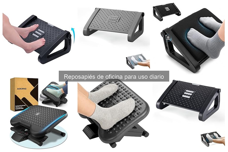 ¿Qué es un reposapiés y qué beneficios ofrece en la oficina?