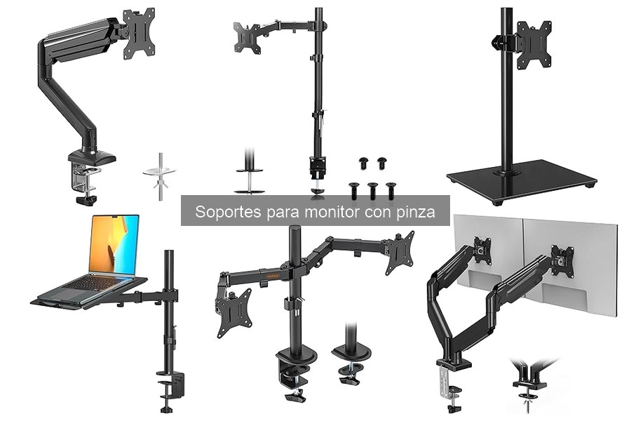 ¿Qué es un soporte para monitor con pinza? Descúbrelo aquí