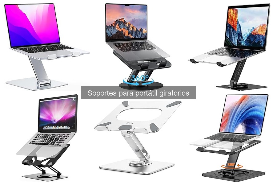 ¿Qué es un soporte para portátil giratorio? Características y usos