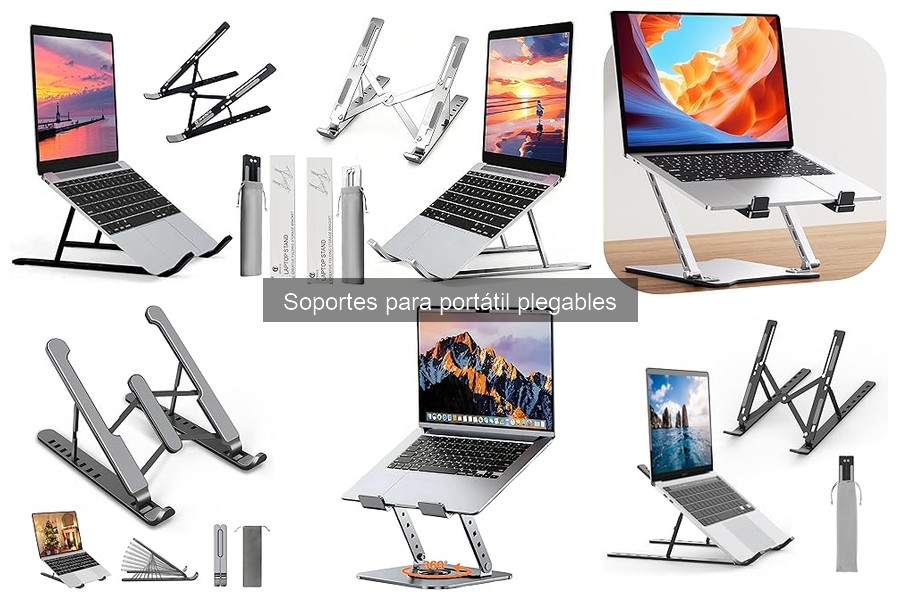 ¿Qué es un soporte para portátil plegable? Características y beneficios