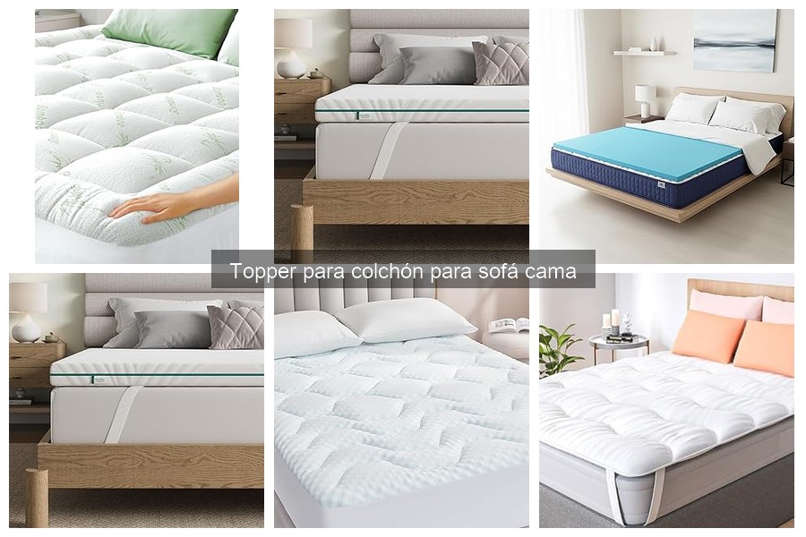 ¿Qué es un topper para colchón en sofá cama? Confort explicado