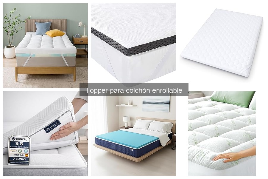 ¿Qué es un topper para colchón enrollable? Características y usos