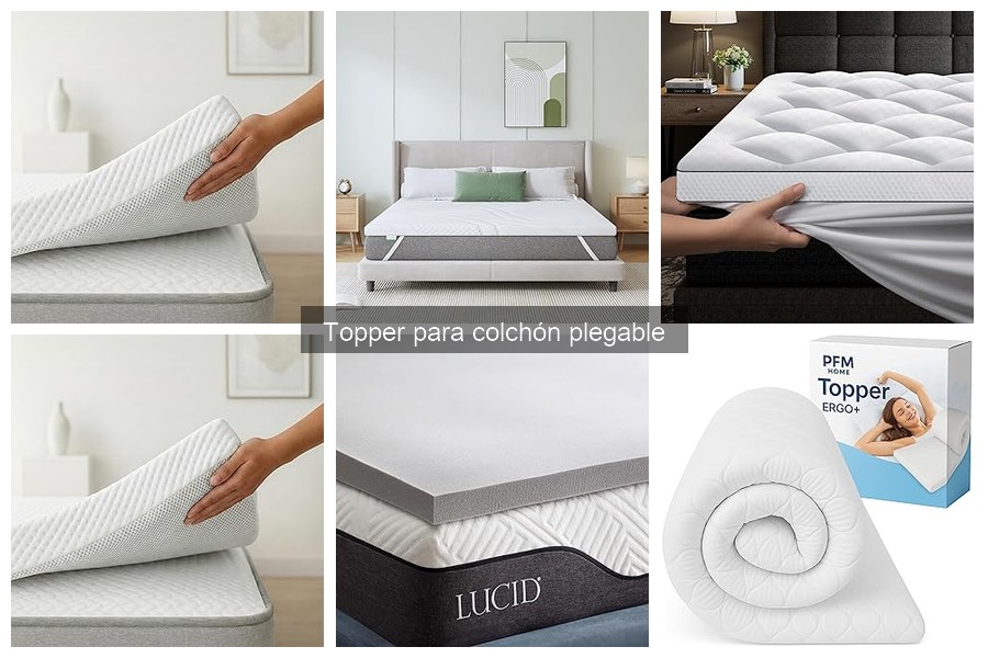 ¿Qué es un topper para colchón plegable? Confort al dormir
