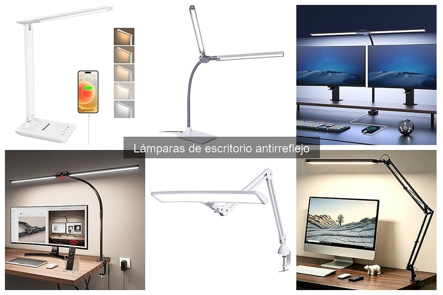 ¿Qué son las lámparas de escritorio antirreflejo?