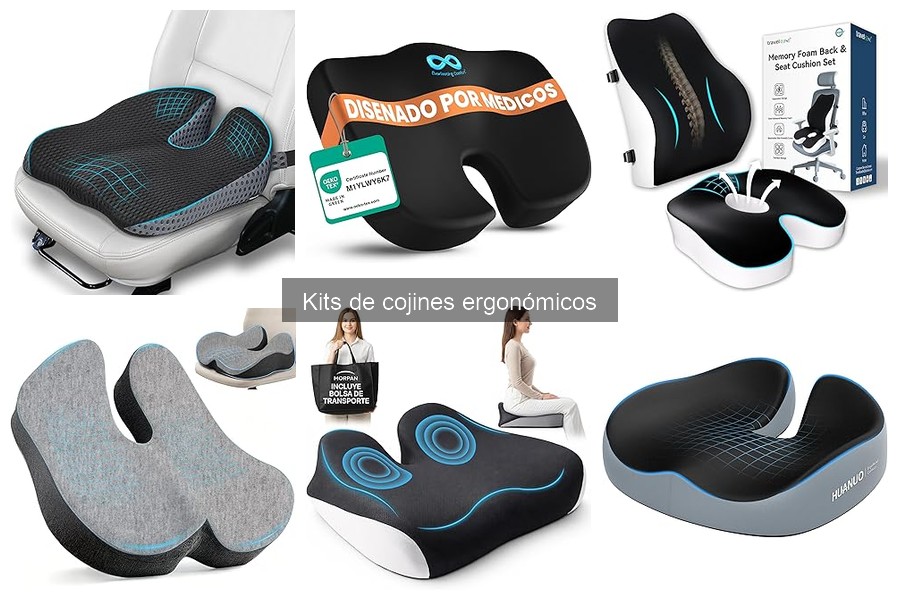 ¿Qué son los kits de cojines ergonómicos para tu salud?