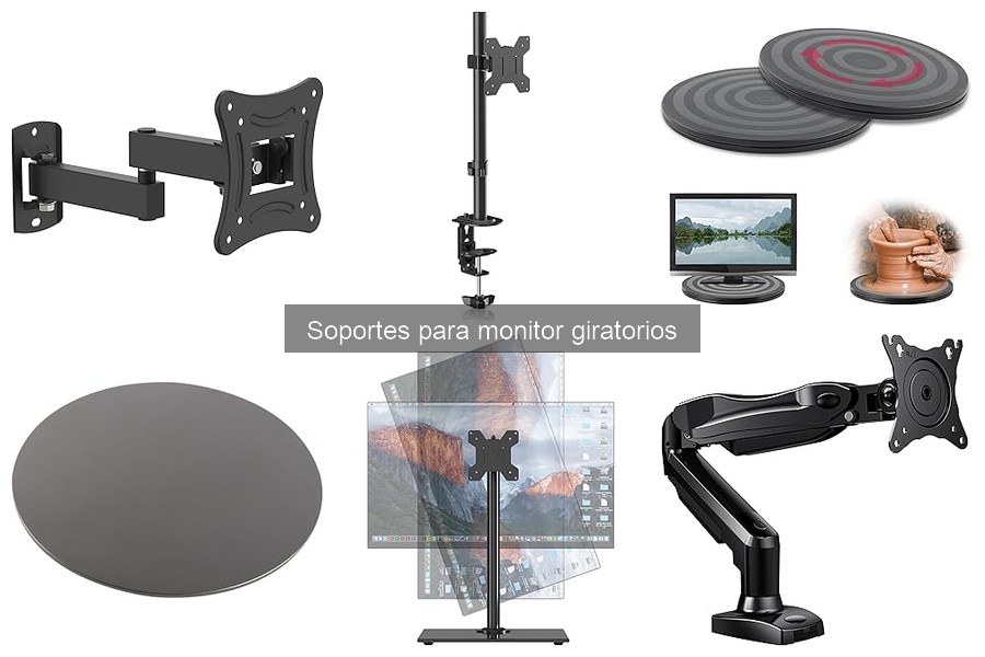 ¿Qué son los soportes para monitor giratorios? Guía completa
