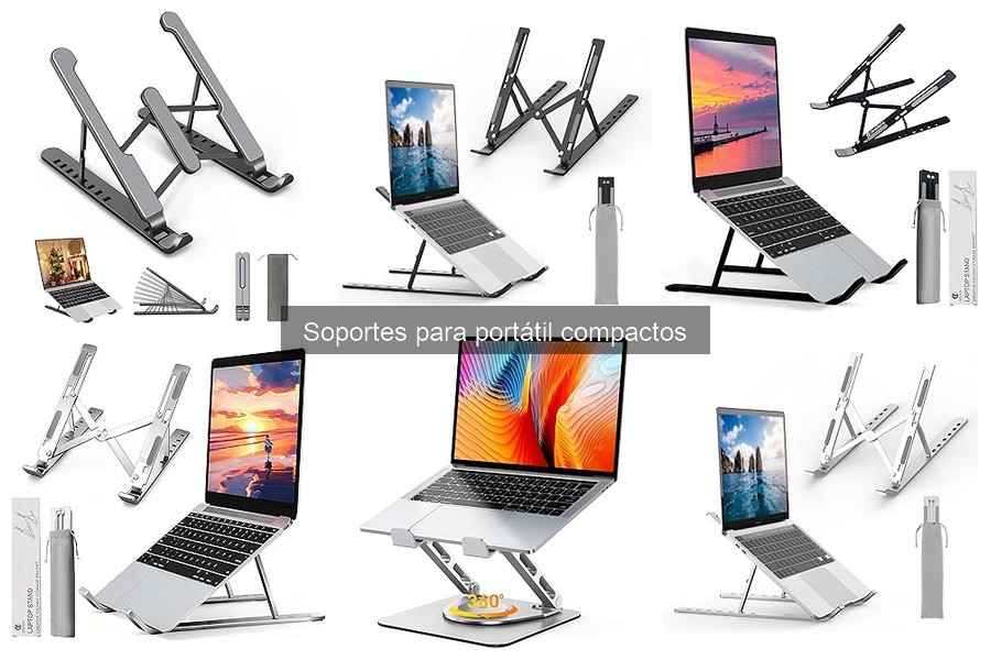 ¿Qué son los soportes para portátil compactos? Guía breve