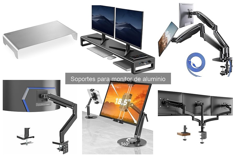 ¿Qué tamaño de soporte de monitor de aluminio necesito?