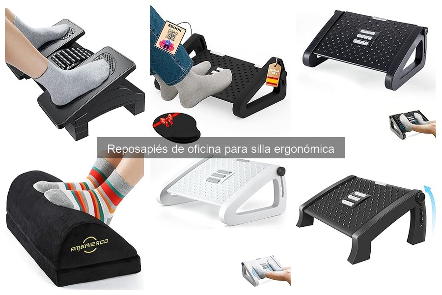 Reposapiés ajustables vs fijos: ¿cuál elegir para oficina?