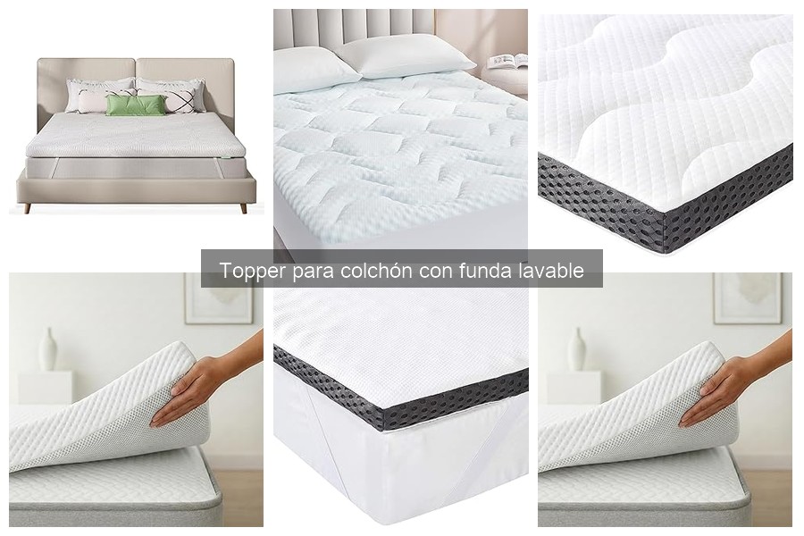 Reseñas de toppers para colchón con funda lavable