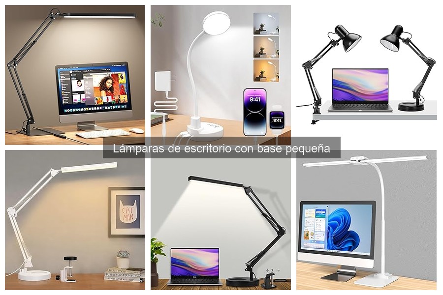 Revisión de Lámparas de Escritorio con Base Pequeña