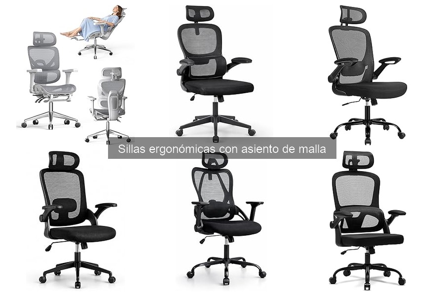 Sillas ergonómicas con asiento de malla: beneficios y características
