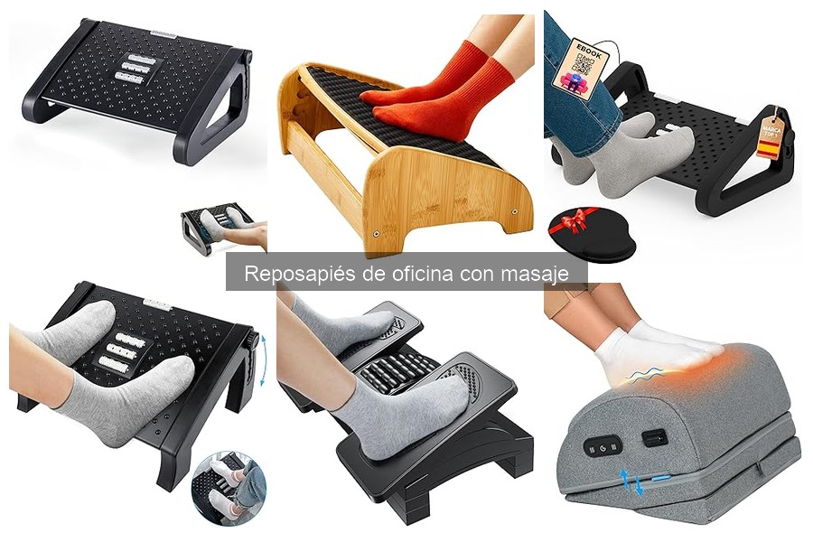 ¿Son efectivos los reposapiés de oficina con masaje?