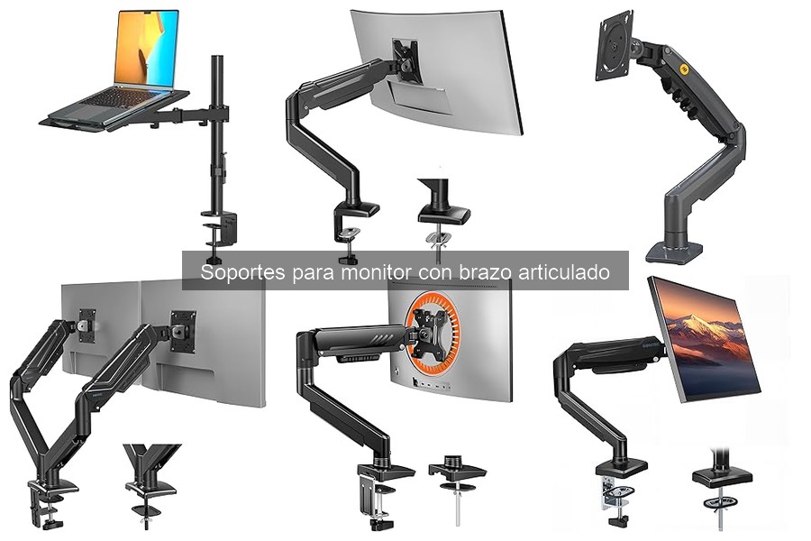 Soportes para Monitor con Brazo Articulado: Ergonomía y Ventajas